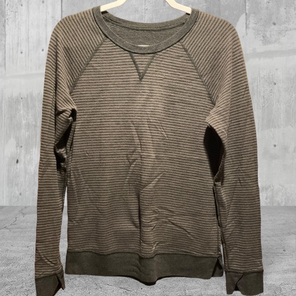 **🍋Lululemon Reversible Stripe Long Sleeve Knit Pullover🍋 - Picture 1 of 8